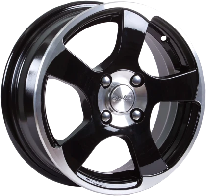 Диск R14 4x100 СКАД Акула 5,5J ET35 D67,1 алмаз