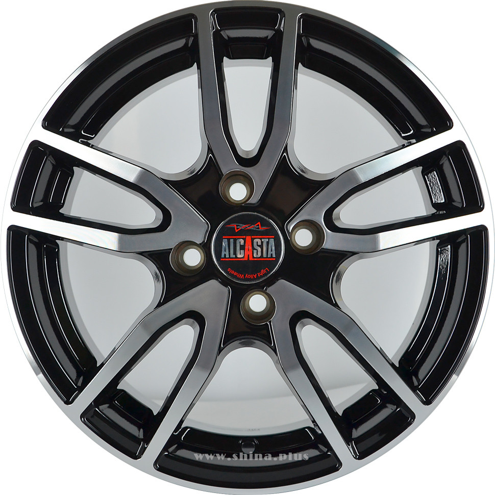 Диск R15 4x100 ALCASTA M57 6,0J ET48 D54,1 BKF