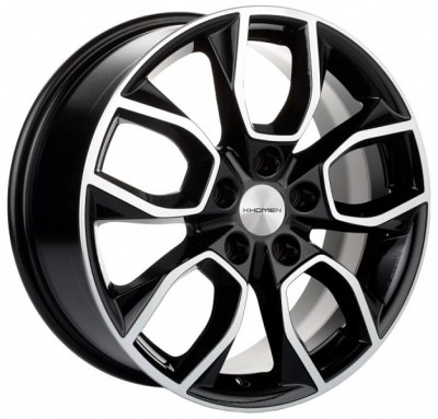 Диск R17 5x114,3 Khomen Wheels KHW1713 7,0J ET45 D67,1 Black-FP