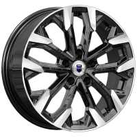 Диск R17 5x108 Морейн КС1046 K&K 6,5J ET43 D65,1 алмаз черный
