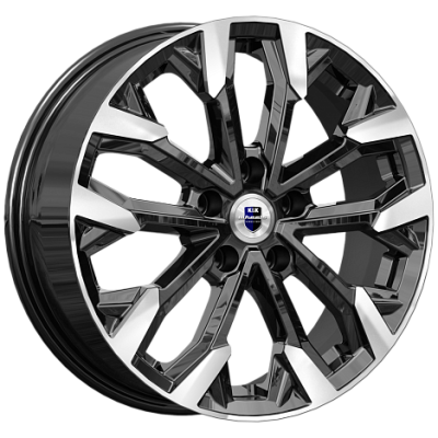 Диск R17 5x108 Морейн КС1046 K&K 6,5J ET43 D65,1 алмаз черный