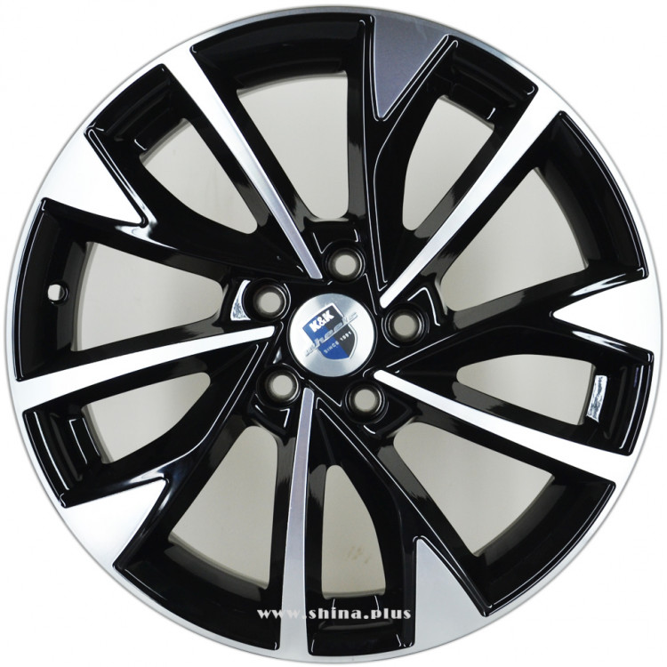 Диск R17 5x108 Роквуд (КС900) 7,0J ET33 D60,1 алмаз черный