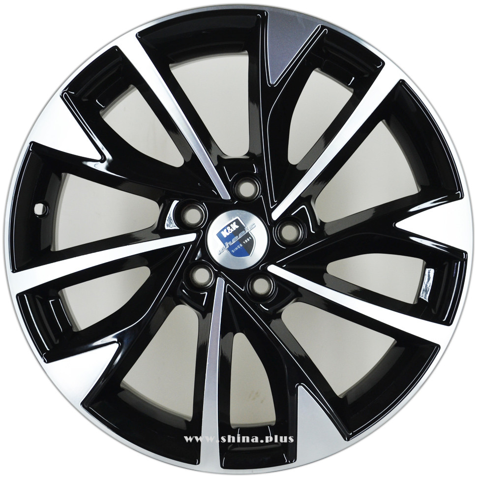 Диск R17 5x108 Роквуд (КС900) 7,0J ET33 D60,1 алмаз черный