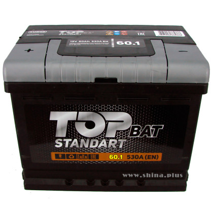 АКБ 60Ah Topbat Standart (+п.п) 530А (EN) 12V №№
