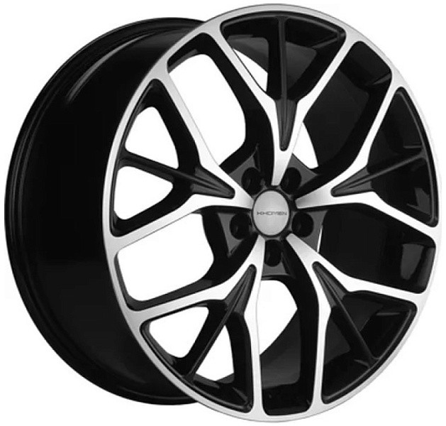 Диск R20 5x108 Khomen Wheels KHW2012 8,0J ET46 D63.4 (Tugella New) Black-FP
