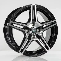 Диск R15 5x112 Megami MGM-38 6,5J ET47 D57,1 BKF