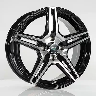 Диск R15 5x112 Megami MGM-38 6,5J ET47 D57,1 BKF