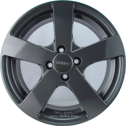 Диск R15 4x100 Dezent TD graphite 6,0J ET40 D60,1