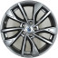 Диск R17 5x108 Роквуд (КС900) 7,0J ET33 D60,1 дарк платинум Диск R17 5x108 Роквуд (КС900) 7,0J ET33 D60,1 дарк платинум