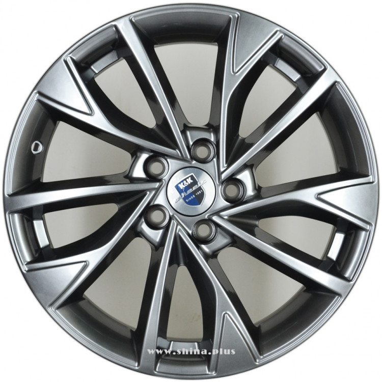 Диск R17 5x108 Роквуд (КС900) 7,0J ET33 D60,1 дарк платинум