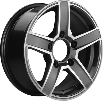 Диск R16 5x139,7 Khomen Wheels KHW1614 6,5J ET40 D98,5 (Niva 4*4) Gray-FP