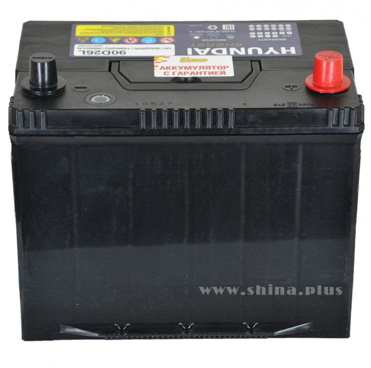 АКБ 80Ah Hyundai Bolt CMF (90D26L) (о.п+) 640А Азия