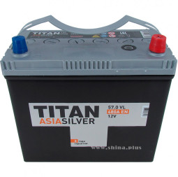 АКБ 57Ah Titan Asia Silver (о.п+) 450A (EN) 12V универсальная клемма