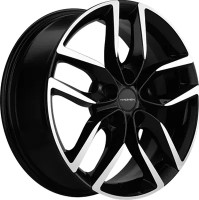 Диск R17 5x114,3 Khomen Wheels KHW1708 6,5J ET40 D64,1 (Haval F7/F7x) Black-FP