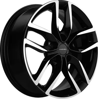 Диск R17 5x114,3 Khomen Wheels KHW1708 6,5J ET40 D64,1 (Haval F7/F7x) Black-FP
