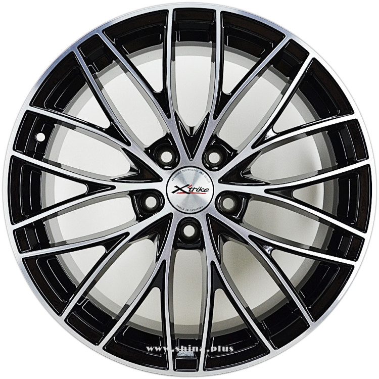 Диск R18 5x108 Xtrike X-130 7,5J ET33 D60,1 BK/FP