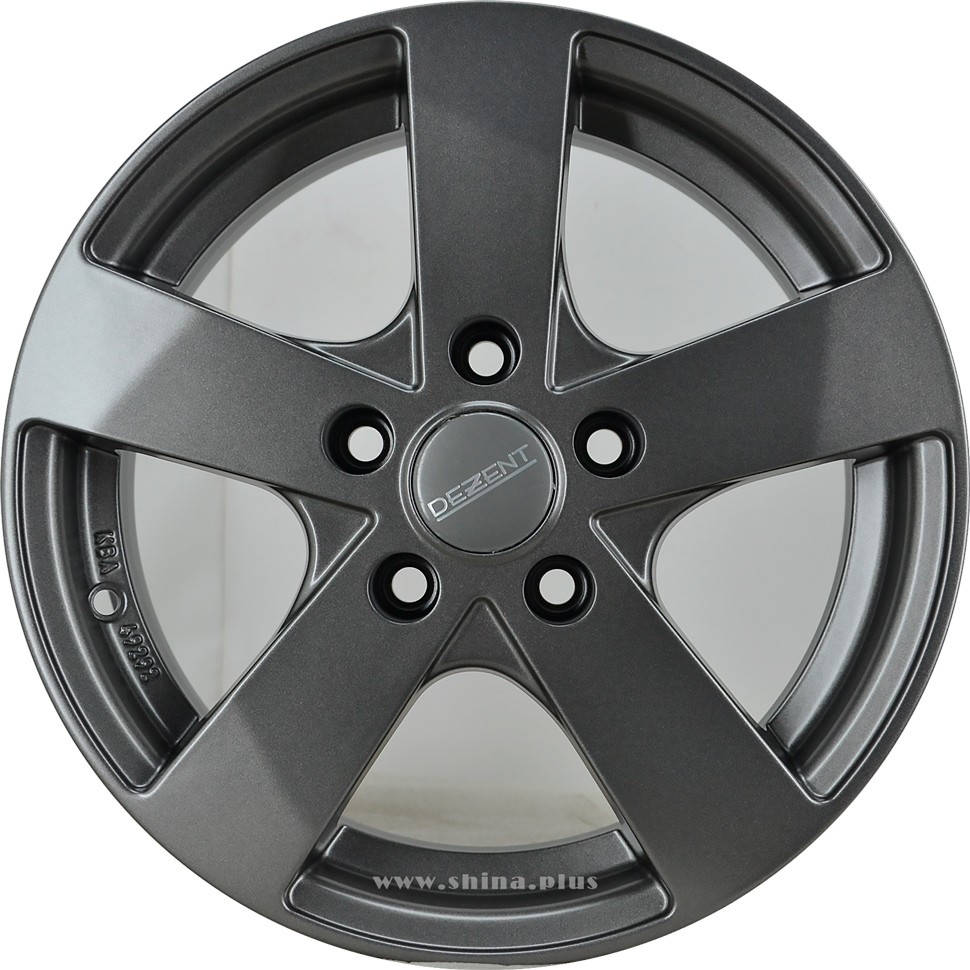 Диск R15 5x112 Dezent TD graphite 6,0J ET43 D57,1 сфера