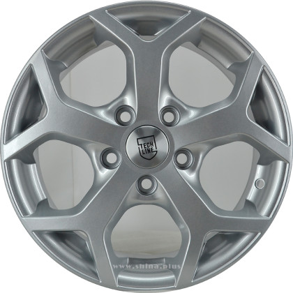 Диск R15 5x108 Tech Line 511 6,0J ET52,5 D63,4 Sil Форд