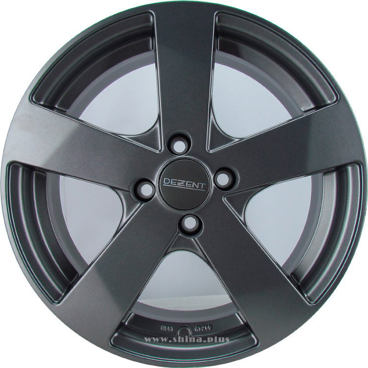 Диск R15 4x100 Dezent TD graphite 6,0J ET44 D60,1