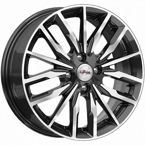 Диск R16 4x100 IFree Миконос (KC946) 6,0J ET41 D60,1 блэк джек