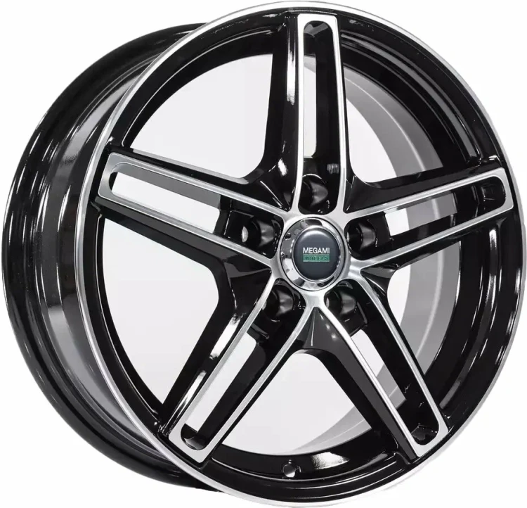 Диск R18 5x114,3 Megami MGM-17FF 7,5J ET48 D54,1 BKF