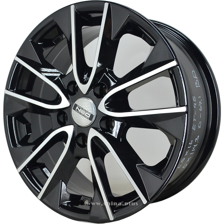 Диск R16 5x114,3 Tech Line 670 6,5J ET45 D67,1 BD Neo