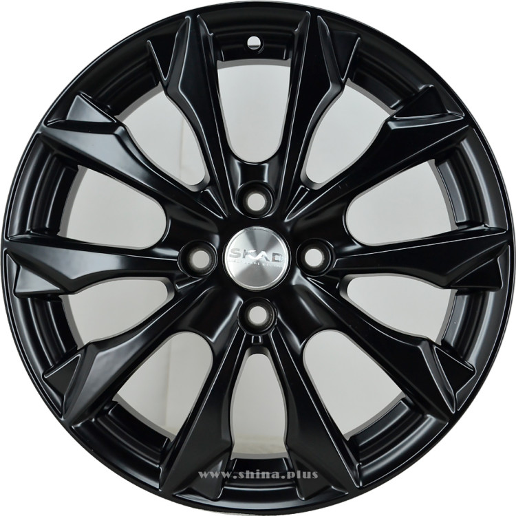 Диск R16 4x100 Скад Нагоя 6,0J ET50 D60,1 черный бархат