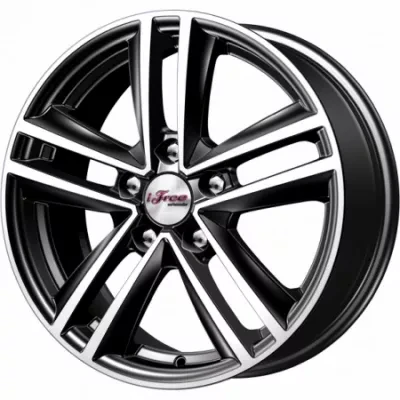 Диск R16 5x112 Катар IFree (KC885) 6,5J ET40 D57,1 Блэк-Джек