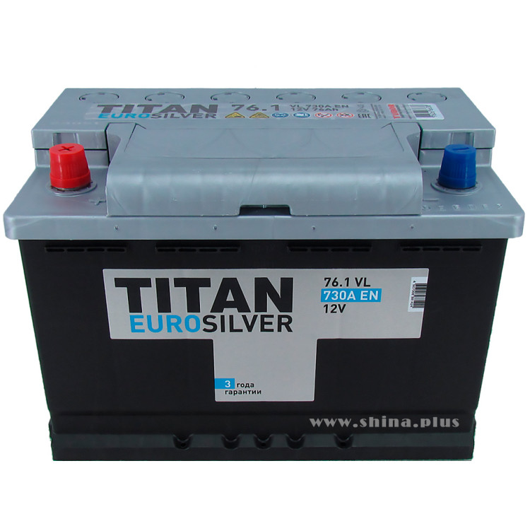 АКБ 76Ah Titan Eurosilver (+п.п) 730A (EN) 12V