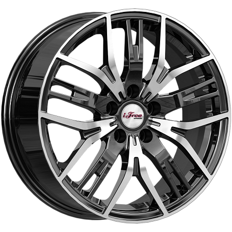 Диск R16 5x112 Аскет IFree (KC1072) 6,5J ET45 D57,1 Блэк-Джек