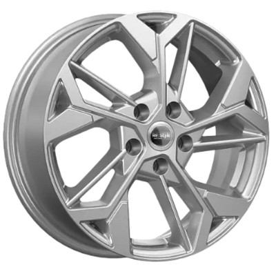 Диск R17 5x108 KC1062 K&K 6,5J ET33 D60,1 сильвер