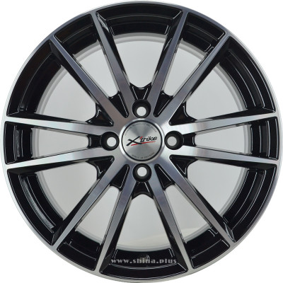 Диск R16 4x100 Xtrike (X-129) 6,5J ET48 D54,1 BK/FP
