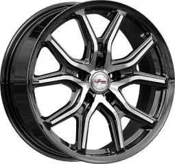 Диск R17 5x114,3 Страйк  iFree 6,5J ET35 D67,1 блэк джек Диск R17 5x114,3 Страйк  iFree 6,5J ET35 D67,1 блэк джек