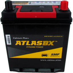 АКБ 38Ah Atlas Dynamic Power Calcium+ (MF42B19L)  (о.п+) 350А 12V Азия узкие клеммы,нижн. крепл.