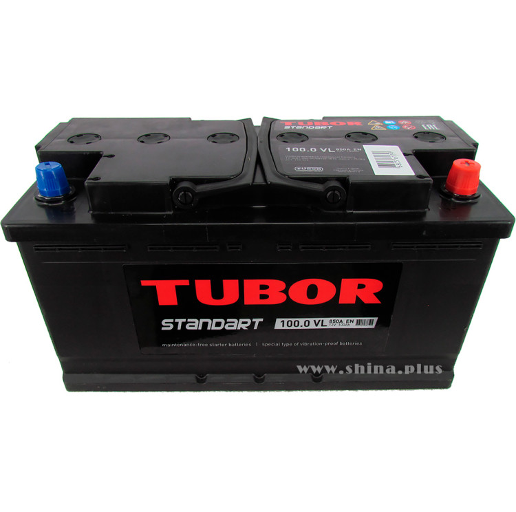 АКБ100Ah Tubor Standart (о.п.+) 850А (EN) 12V