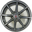 Диск R15 4x100 ALCASTA M63 6,0J ET46 D54,1 Graphite