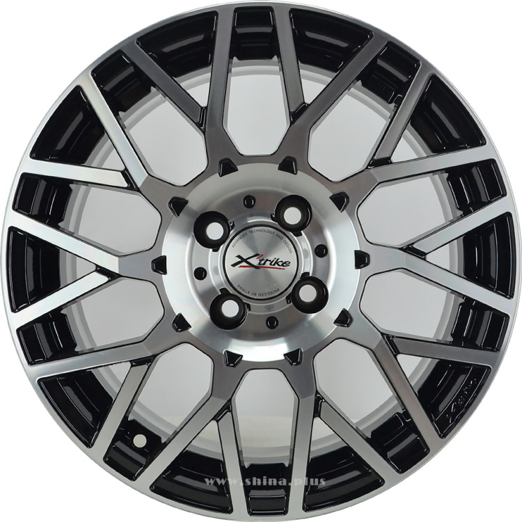 Диск R16 4x100 Xtrike (X-125) 6,5J ET48 D60,1 BK/FP