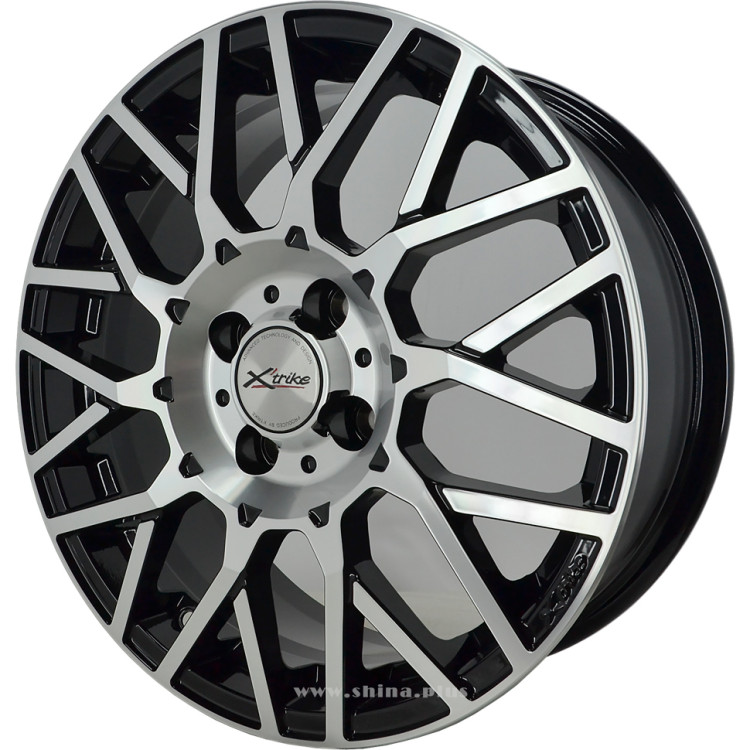 Диск R16 4x100 Xtrike (X-125) 6,5J ET48 D60,1 BK/FP