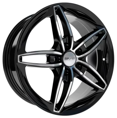 Диск R17 5x114,3 Скад Турин 7,0J ET39 D60,1 алмаз