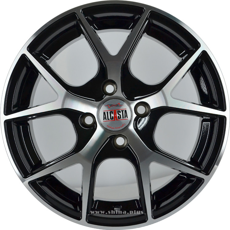 Диск R15 4x100 ALCASTA M52 6,0J ET48 D54,1 BKF