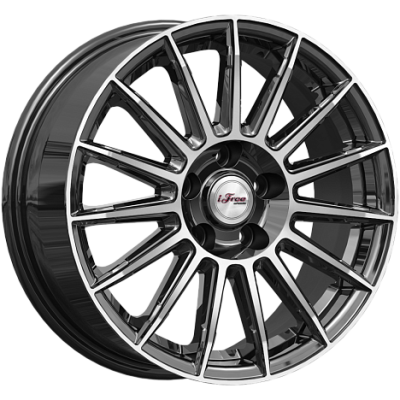 Диск R16 5x112 Азур IFree (KC1052) 6,5J ET46 D57,1 Блэк-Джек