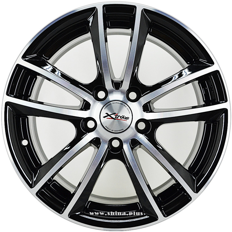 Диск R16 5x108 Xtrike (X-116) 6,5J ET43 D67,1 BK/FP