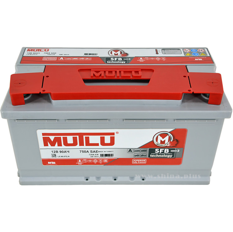 АКБ 90Ah Mutlu (L5.90.072.A) (о.п+) 720А (EN) 12V