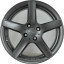 Диск R15 4x100 Dezent TY graphite 6,0J ET44 D60,1
