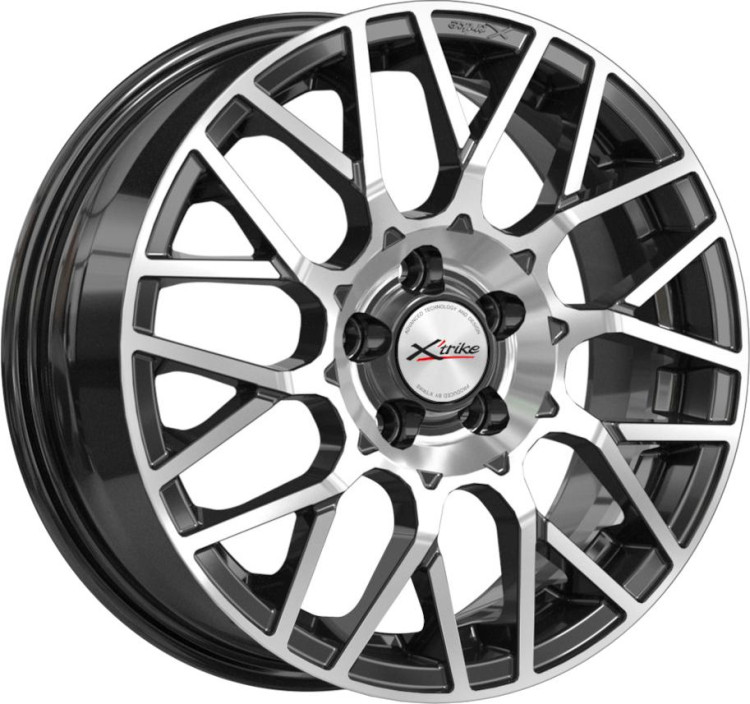 Диск R18 5x114,3 Xtrike X-133 7,5J ET35 D67,1 BK/FP