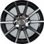 Диск R15 4x100 ALCASTA M53 6,0J ET48 D54,1 BKF