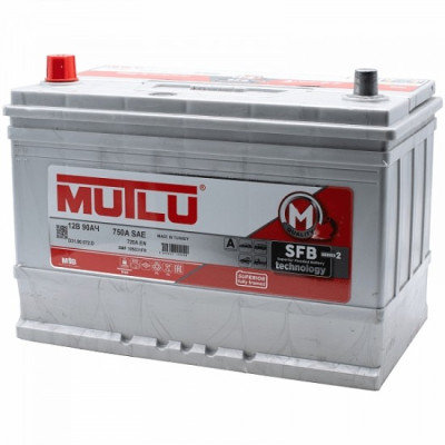 АКБ 90Ah Mutlu (D31.90.066.D) (+п.п) 660А(EN) 12V Азия