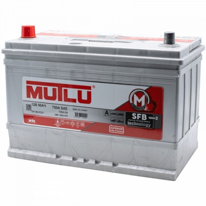 АКБ 90Ah Mutlu (D31.90.066.D) (+п.п) 660А(EN) 12V Азия