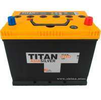 АКБ 77Ah Tubor Asia Silver (о.п+) 650A (EN) 12V  (с нижним креплением)