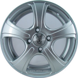 Диск R14 4x100 Tech Line 405 5,0J ET45 D54,1 Silver